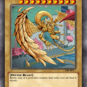 Glossy orica card of The Winged Dragon of Ra