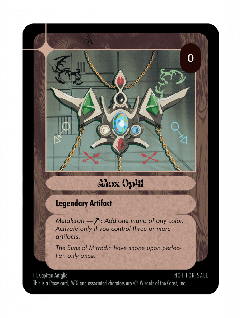 Mox Opal - Magic the Gathering Proxy card